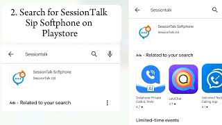 NATIVE TALK - SET UP SESSIONTALK SIP SOFT PHONE FOR ANDROID USERS screenshot 1