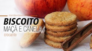 BISCOITOS DE MAÇÃ E CANELA {crocante} | 