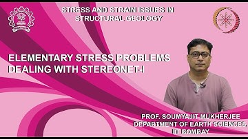 Week 12: Lecture 56: Elementary stress problems dealing with stereonet-I