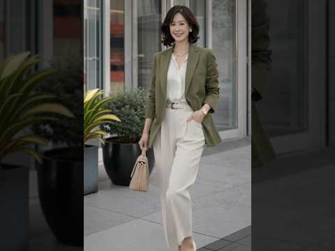 50대 60대, 이렇게 입으면 진짜 달라 보입니다 #중년패션코디 #shorts