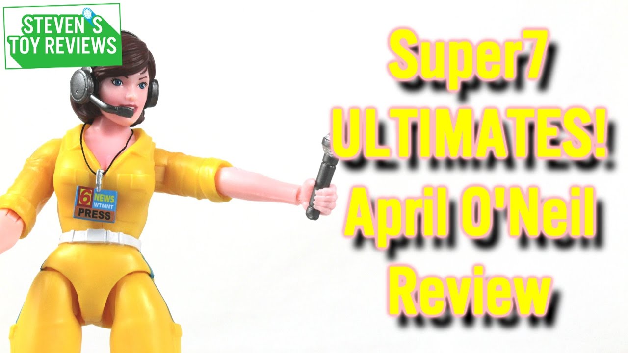 Super7 Wave 3 Teenage Mutant Ninja Turtles Ultimates April O Neil 