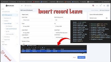How to Save Leave Requests in Laravel 11 HR Management