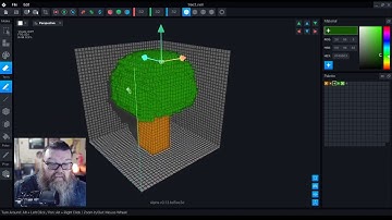 The Sandbox Live Streams - Modeling a Tree in VoxEdit - Checking Out Game Maker - March 8, 2020