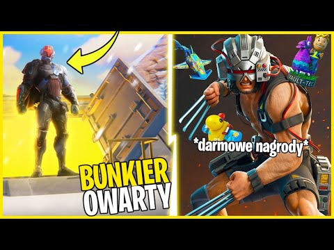 SEKRETNY BUNKIER jest JUŻ OTWARTY w Fortnite! (DARMOWE NAGRODY, SIÓDEMKA, Q&A)