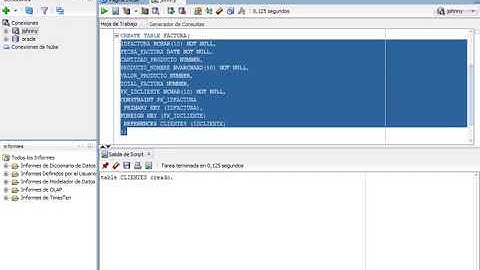 Crear tablas, bases de datos y relaciones en Oracle Database 11g Express Edition FIX