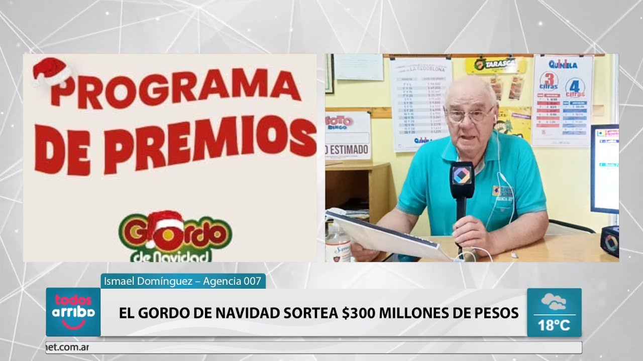 Sortea El Gordo de Navidad sortea $300 millones de pesos - YouTube