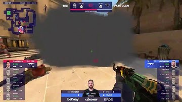 HE IS BACK!! OLOF INSANE 1V3 CLUTCH AGAINST BIG CLAN | FAZE CLAN VS BIG CLAN(MIRAGE) | BLAST PREMIER