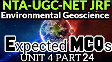 🔝EXPECTED Questions/ENVIRONMENTAL GeoSCIENCE/Crash Course(PART24)NET/SET/PhD Entrances