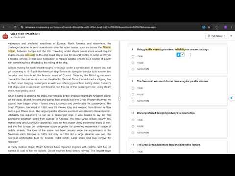 VOL 8 TEST 1 PASSAGE 1 CHỮA ĐỀ | IELTS MATE