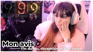 999 (Zero Escape) - Mon avis : Fin du jeu, déception et plot-twist