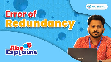 Error of Redundancy | Avoid using common mistakes in English | Abe Explains