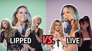 Lip Synced vs. Live Vocals | Pop Female Singers