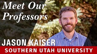 Meet Our Professors: Jason Kaiser, Geology