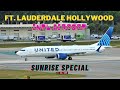 [4K] PLANE SPOTTING Sunrise Special FORT LAUDERDALE HOLLYWOOD INTERNATIONAL AIRPORT (FLL) 3/21/21.