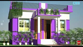 ১ শতক জমিতে ৩ রুমের একতলা বাড়ির ডিজাইন | Low Cost House Plan & Design Bangladesh | *খরচ হিসাব সহ*