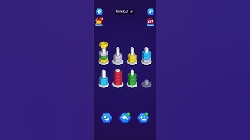 Nut Sort Level #24 #nutsort #gameplay #gameplaynutsort