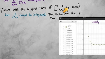 convergence testing for infinite series part 1