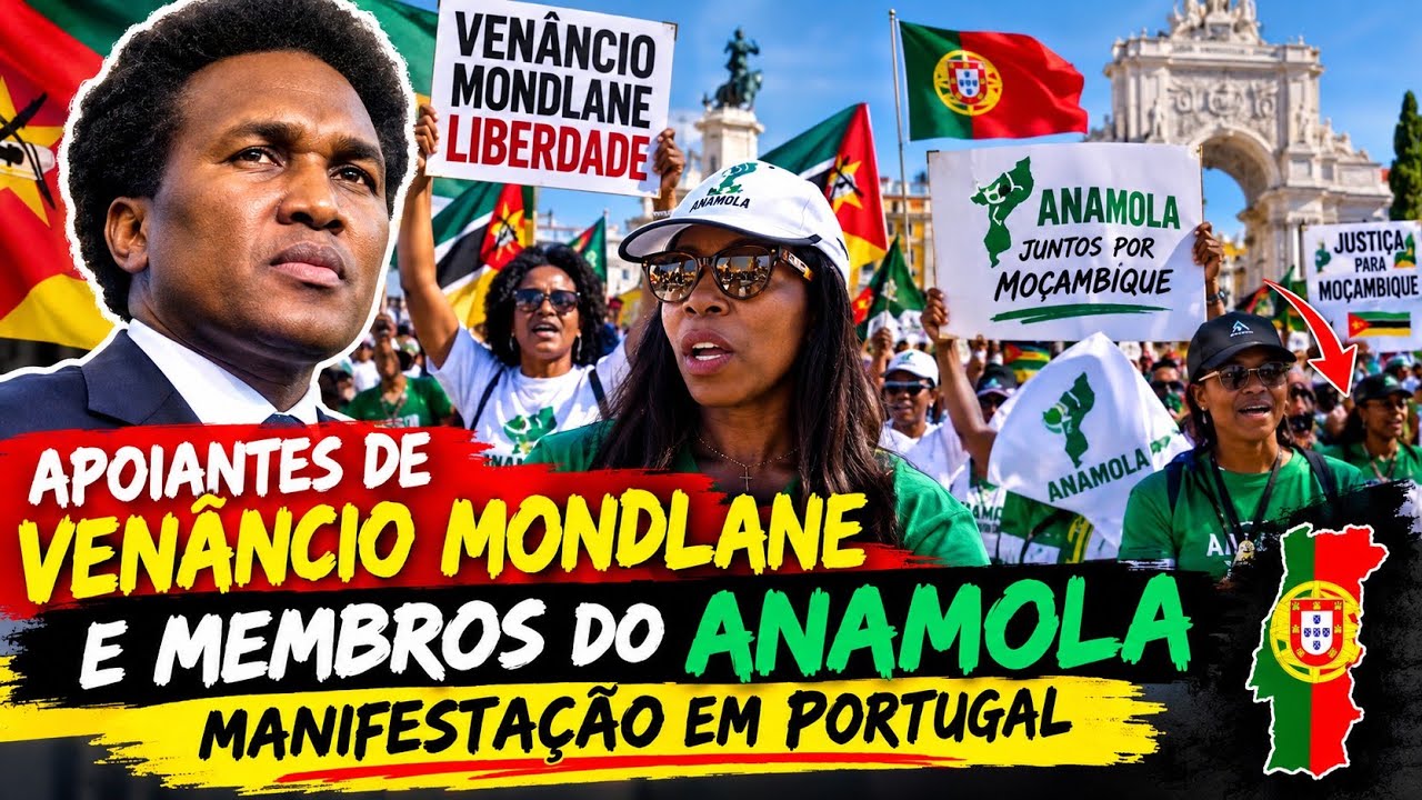 ANAMOLA REALIZA UMA MANIFESTAÇÃO EM PORTUGAL PARA APOIAR VENÂNCIO!