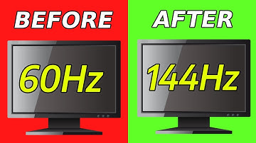 How To Fix Monitor Not Showing 144Hz 240Hz