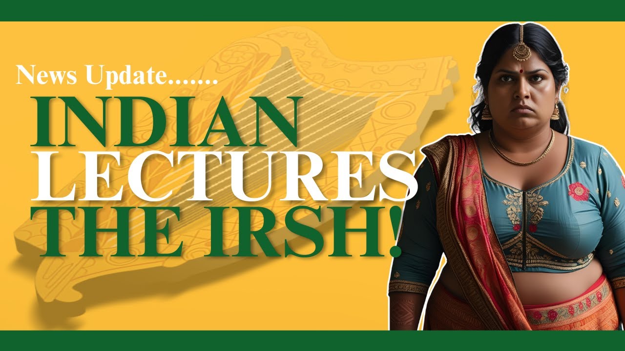 Indian Woman Lectures the Irish People on 'White Privilege'