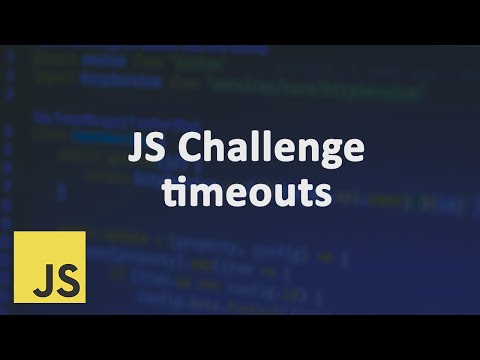JS Interview Challenges - timeouts (Arabic)