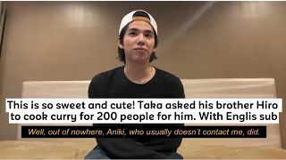 ONE OK ROCK -Taka asked his brother Hiro to cooked curry for him | With English Subtitle