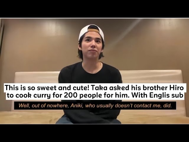 ONE OK ROCK -Taka asked his brother Hiro to cooked curry for him