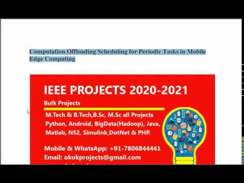 Computation Offloading Scheduling for Periodic Tasks in Mobile Edge Computing