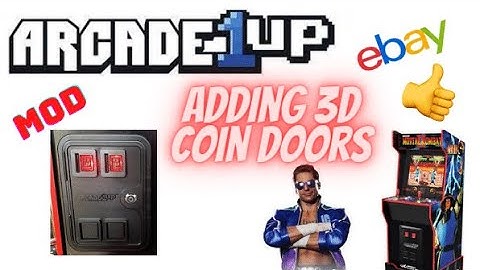 Arcade 1Up 3D Coin Door Mod. Bought some coin doors off Ebay. Easy mod to improve appearance. MK II