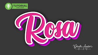 ESTILO DE LETRA 5 CorelDRAW  + Link Font