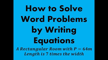 How to Solve for the Missing Dimensions of a Rectangle (Word Problem)