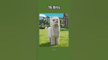Minecraft Llama in Movie 64bit 32bit 16bit 8bit 4bit 2bit 1bit