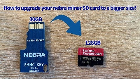 Nebra miner SD-Card upgrade guide. How to get a bigger sized SD card on your Nebra miner.