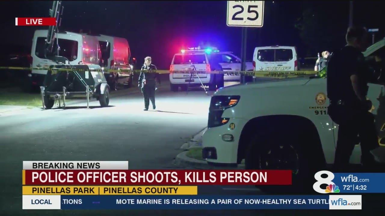 Pinellas Park officer kills suspect in shooting, sheriff says - YouTube