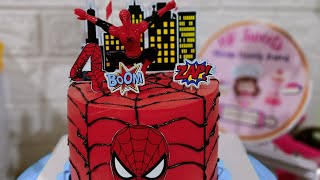 Spiderman Cake Design ‼️Cake Tutorial ‼️ Cake Decorating‼️ Spiderman Cake‼️Cake Ideas‼️Cake for boys