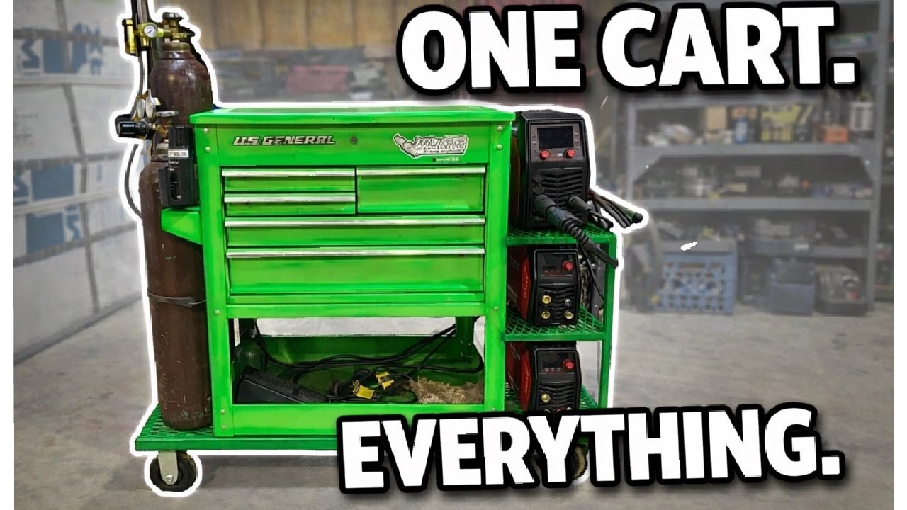 I Built the Perfect Welding Cart From a Toolbox