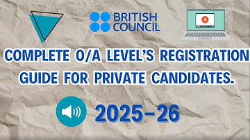 COMPLETE O/A LEVELS REGISTRATION PROCESS | CAMBRIDGE INTERNATIONAL EXAMINATION 2025/26.