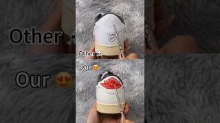 Real Vs Fake Travis Scott Reverse Mocha Jordan 1 #shorts #sneakerhead #viral