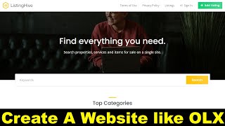 How to create a website like Olx | How to Make Classified Ads Listing Website like CraigsList OLX screenshot 4