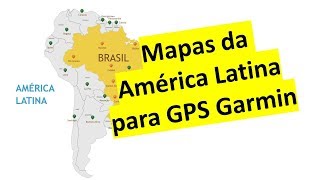 Mapas da América Latina para o GPS Garmin e Basecamp screenshot 1