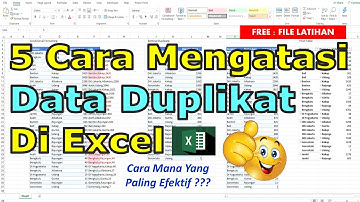 5 Cara Cepat Menemukan dan Menghapus Data Duplikat di Excel