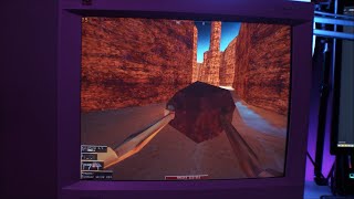 Wrought Flesh on a ViewSonic P810 CRT Monitor @laserfights