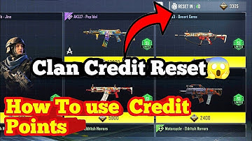 Clan Credit Will Reset | How To Get Clan Border