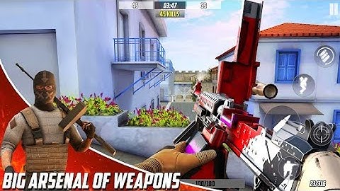 Hazmob FPS  Part 02 : Online multiplayer fps shooting game  Android Gameplay HD
