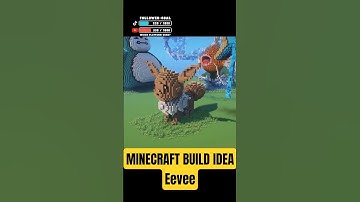 Epic Eevee Statue Build in Minecraft!