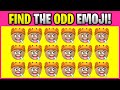 FIND THE ODD EMOJI! O15046 Find the Difference Spot the Difference Emoji Puzzles PLO