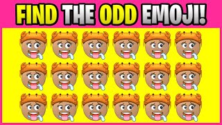 FIND THE ODD EMOJI! O15046 Find the Difference Spot the Difference Emoji Puzzles PLO