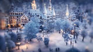 AI Generated Winter Wonderland — Charming Christmas Music Ambience in a Magical Snowy Town