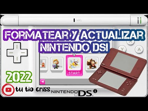 Formatear y Actualizar Nintendo DSi (Reparar Errores) Restaurar de Fabrica