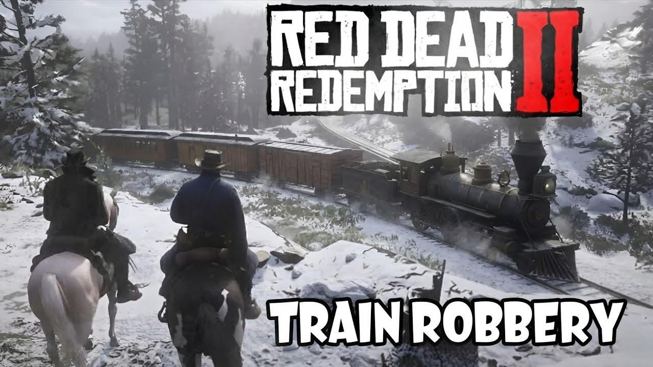 Red Dead Redemption 2 Gameplay train robbery minimal hindi commentary ...